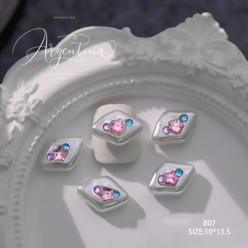 Luxury DIY Nail Charms | Baroque Collection