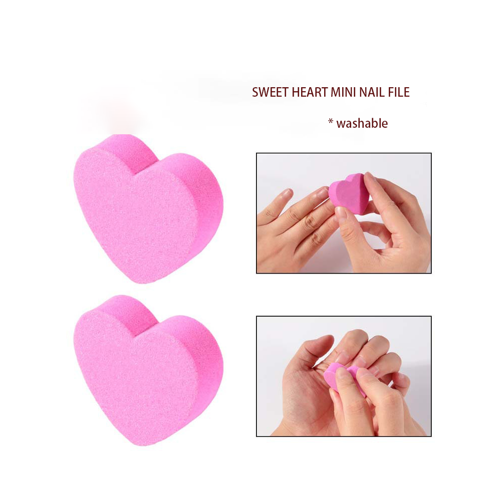 Sweet Heart Mini Nail File | Nail Buffers